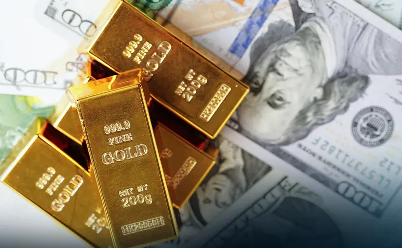 Dólar forte e yields elevadas pressionam o ouro
