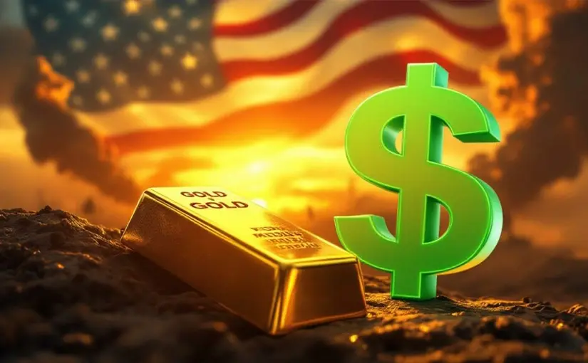 Ouro em ligeira alta com atenções na energia e na Fed
